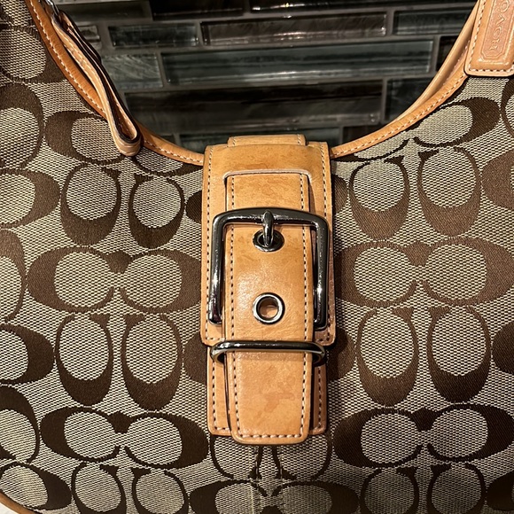 Vintage Hampton Coach Hobo Monogram Shoulder Bag - Picture 5 of 17